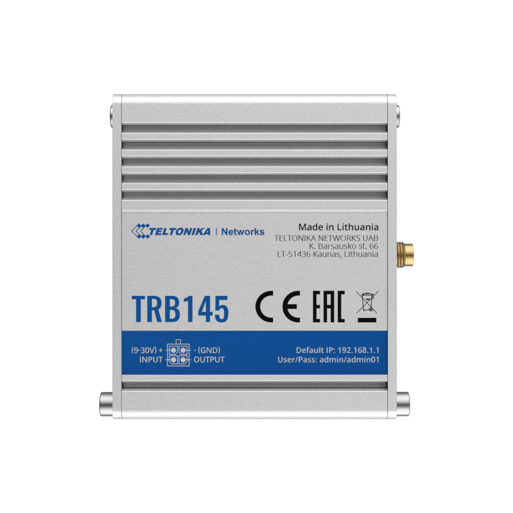 Teltonika Gateway Industrial 4G LTE TK-TRB145