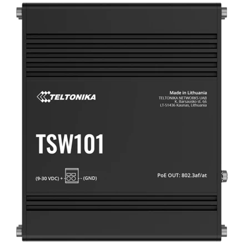 Teltonika Switch PoE No gestionable Industrial TK-TSW101