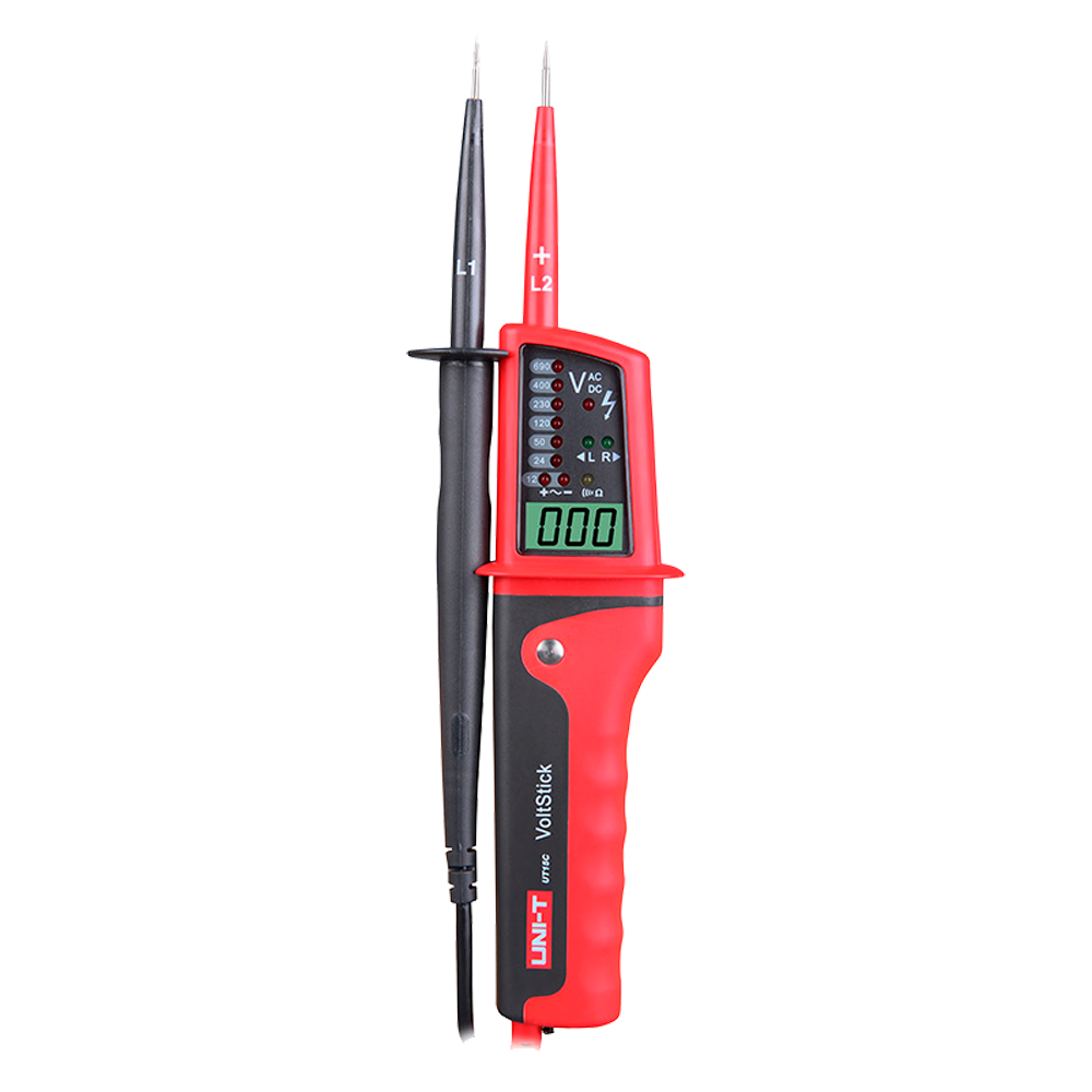 Uni-Trend Medidor de tensión tipo lápiz con display LCD UT15C