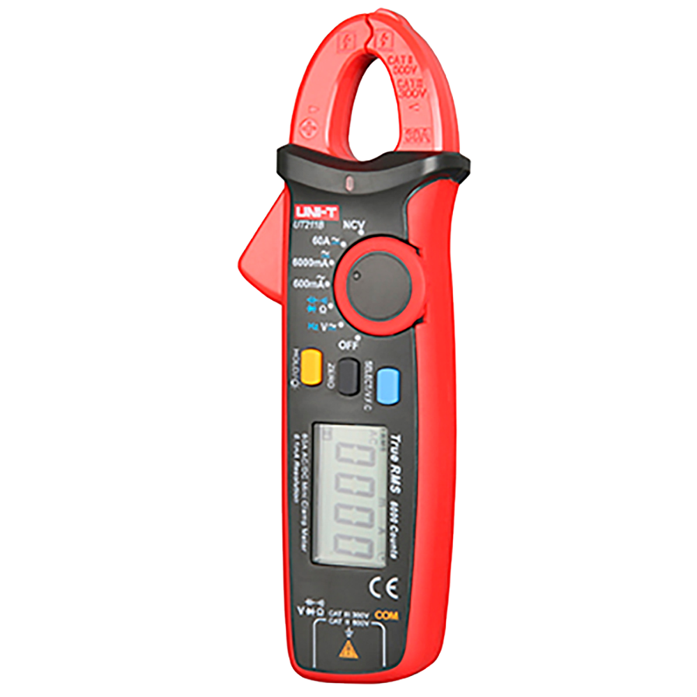 Uni-Trend Mini pinza amperimétrica Medición en DC y AC hasta 600V y 60A UT211B