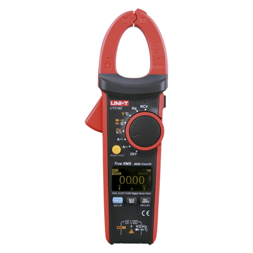 Uni-Trend Pinza amperimétrica LCD Medición en DC hasta 1000V y 600A UT216C