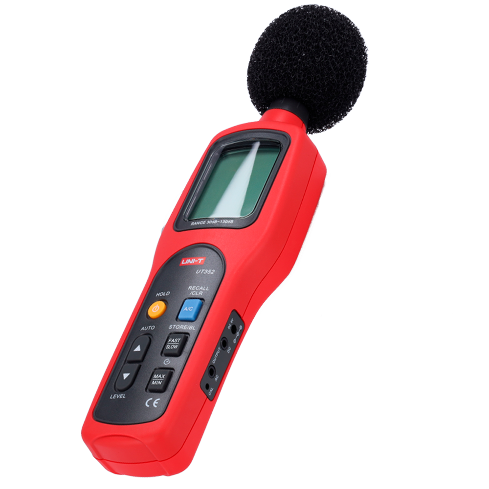 Uni-Trend Medidor de nivel de sonido Apto para medida industrial y alta presión UT352