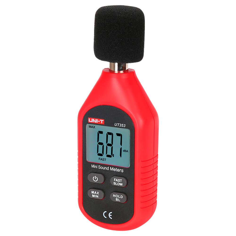 Uni-Trend Medidor de nivel de sonido Capta ruido hasta 130 dB con rápida respuesta UT353