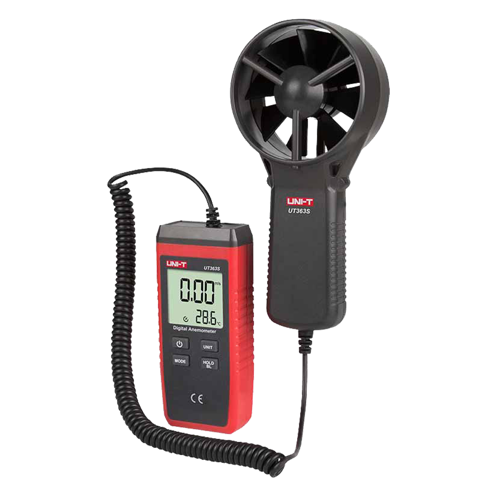 Uni-Trend Anemómetro tipo Split Sensor de velocidad del viento de alta precisión UT363S