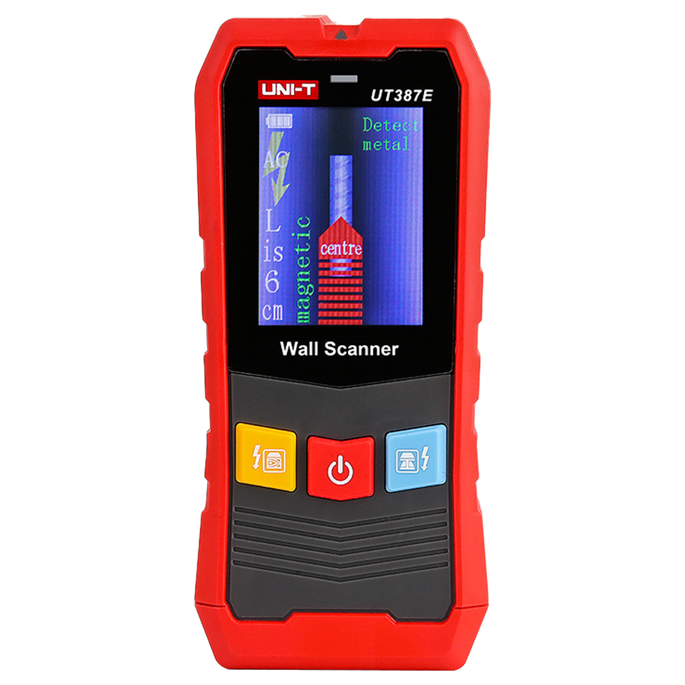 Uni-Trend Scanner de pared Detección de cables eléctricos, metal y madera UT387E
