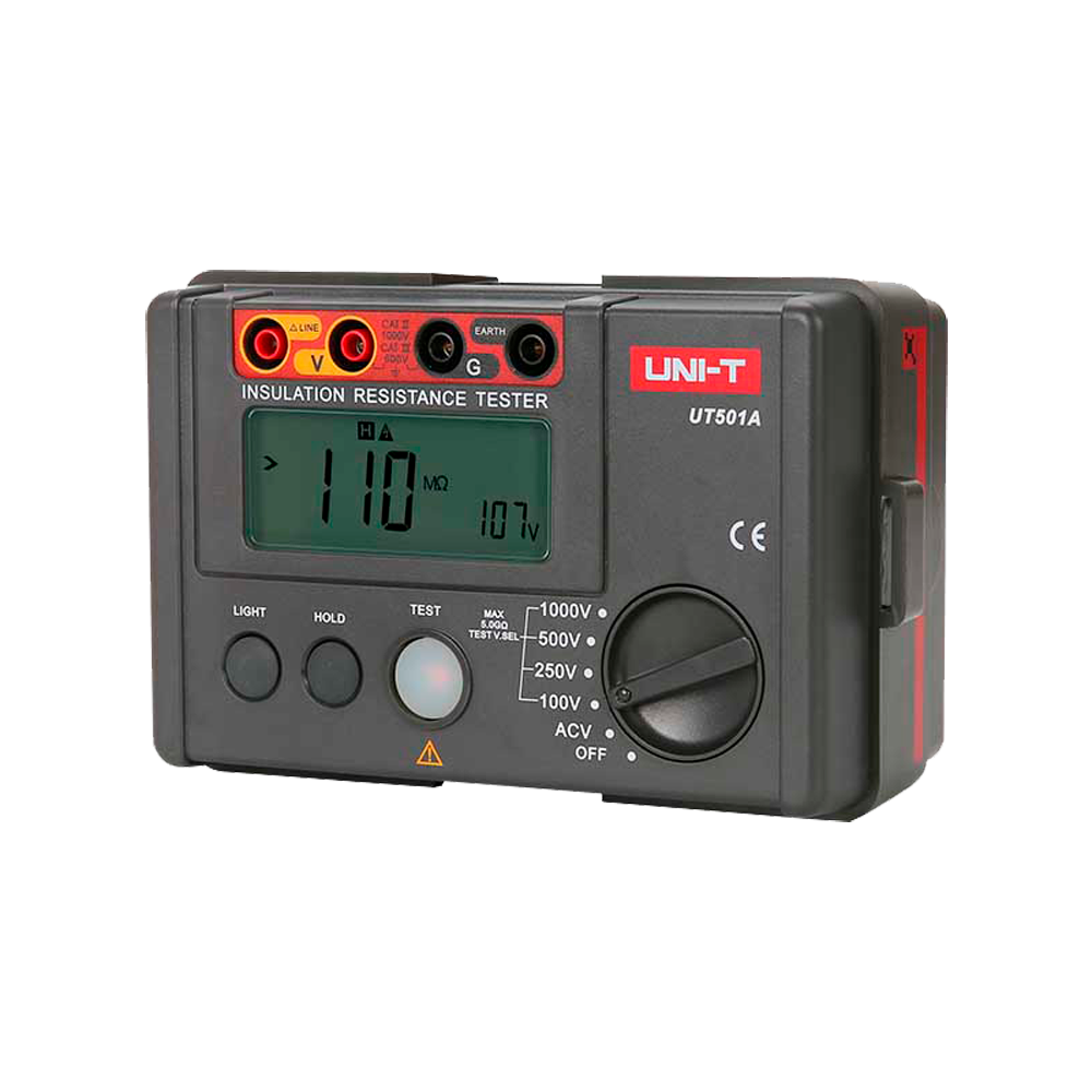 Uni-Trend Medidor de resistencia de aislamiento eléctrico UT502A