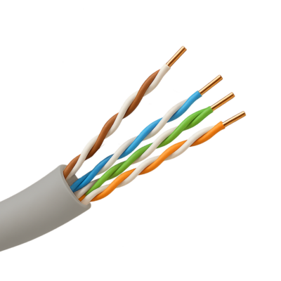Safire Cable UTP Safire Categoría 5E color blanco-gris UTP5E-305-PVC-Eca