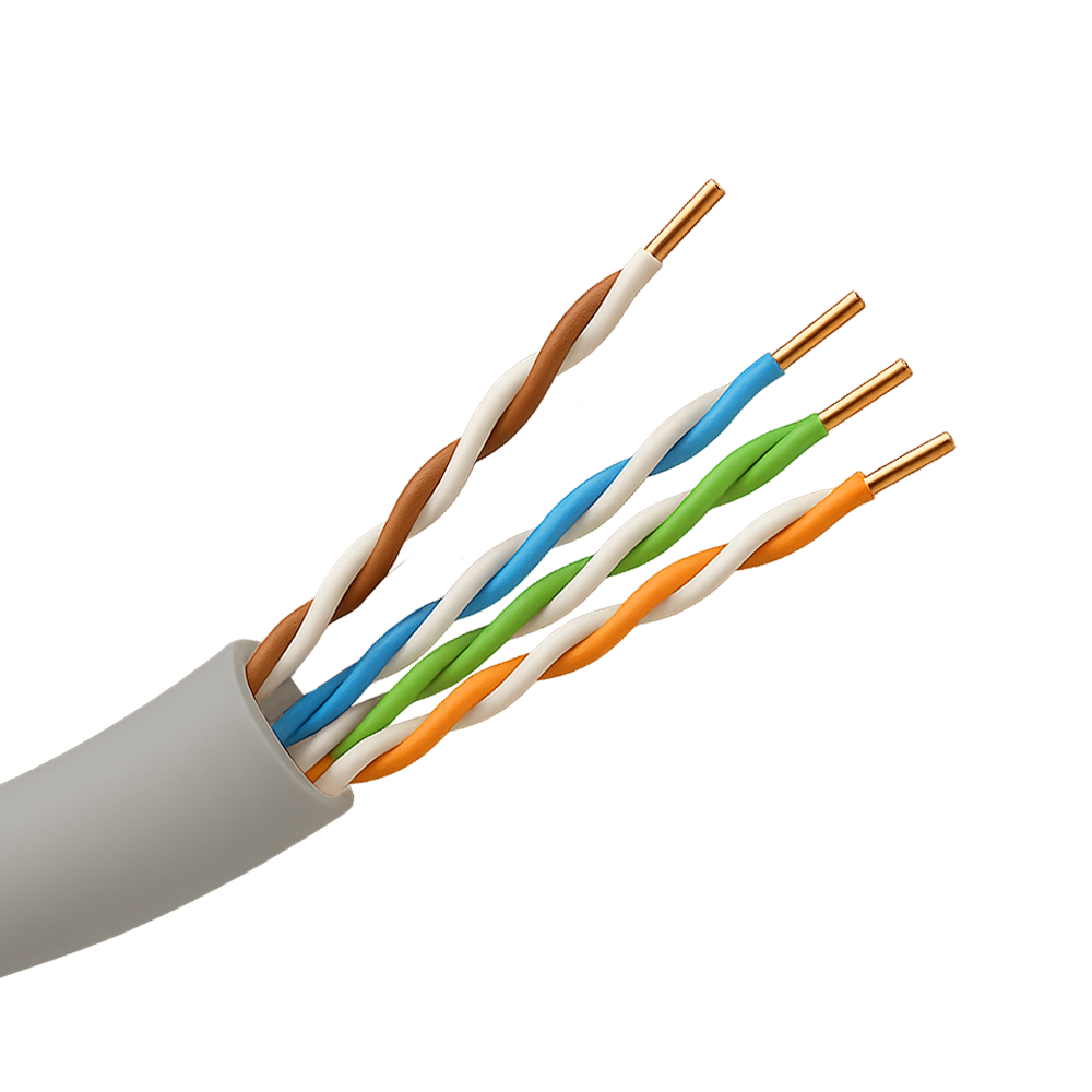 Safire Cable UTP Safire Categoría 5E color blanco-gris UTP5E-305-PVC-Eca