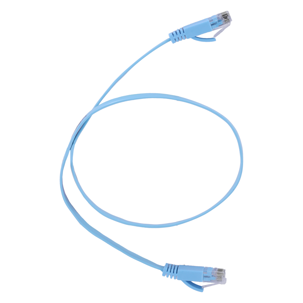 CCTV & Alarmas Cable UTP Flat Ethernet color negro UTP6-05B-FLAT