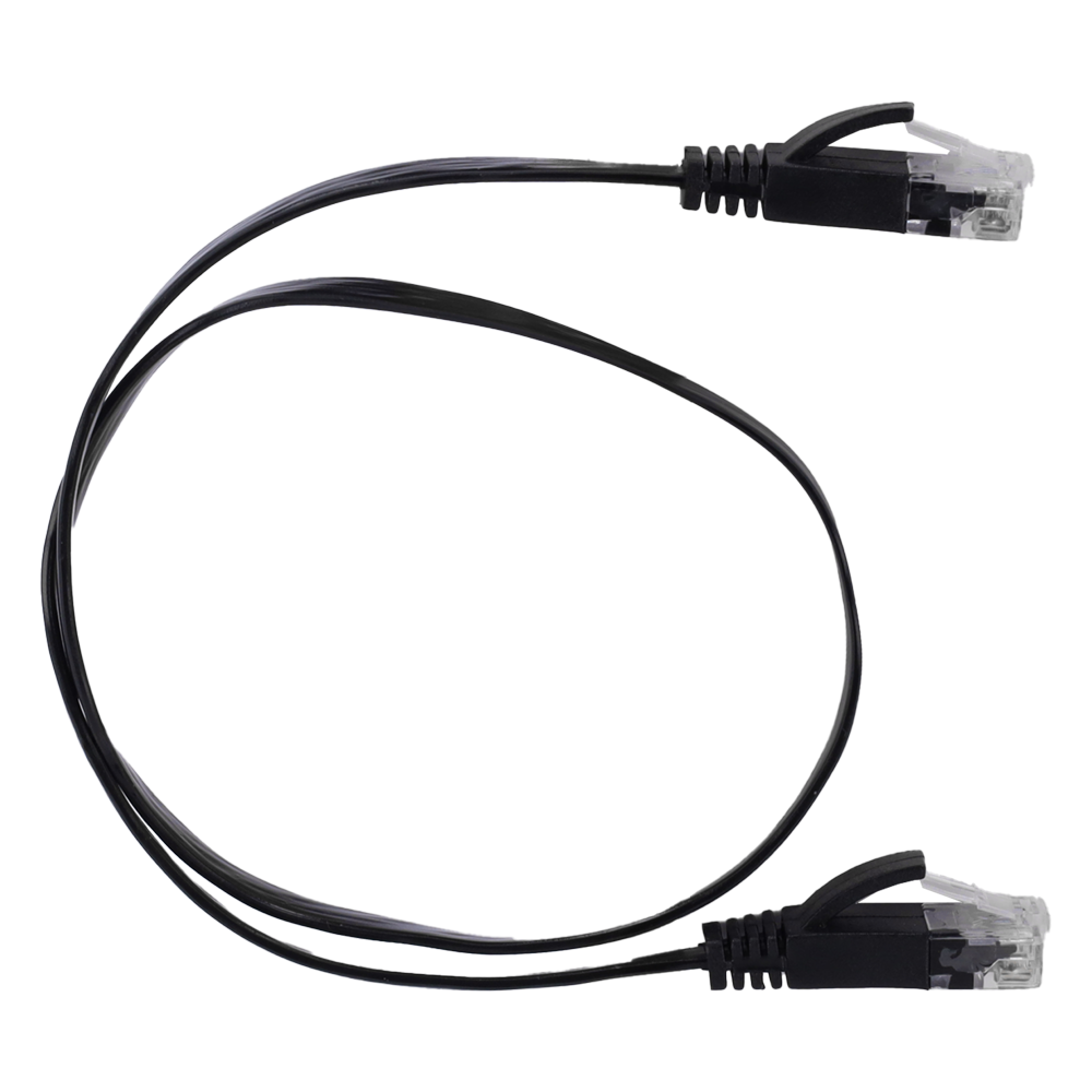CCTV & Alarmas Cable UTP Flat Ethernet color negro UTP6-05BK-FLAT