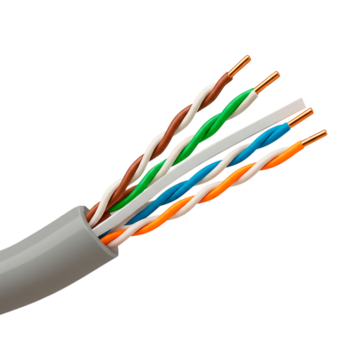 Safire Cable UTP Safire PVC Categoría 6 color blanco-gris UTP6-305-BC-PVC-Eca