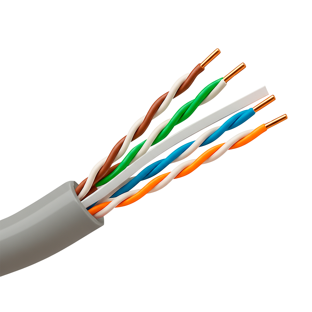 Safire Cable UTP Safire PVC Categoría 6 color blanco-gris UTP6-305-BC-PVC-Eca