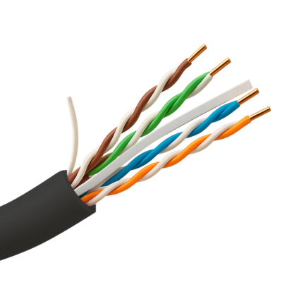 Safire Cable UTP rigido Safire Categoría 6 color negro UTP6-305-OUTDOOR-CCA