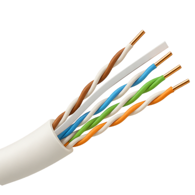 Safire Cable UTP Safire PVC Categoría 6 color blanco-gris UTP6-305-PVC-Eca