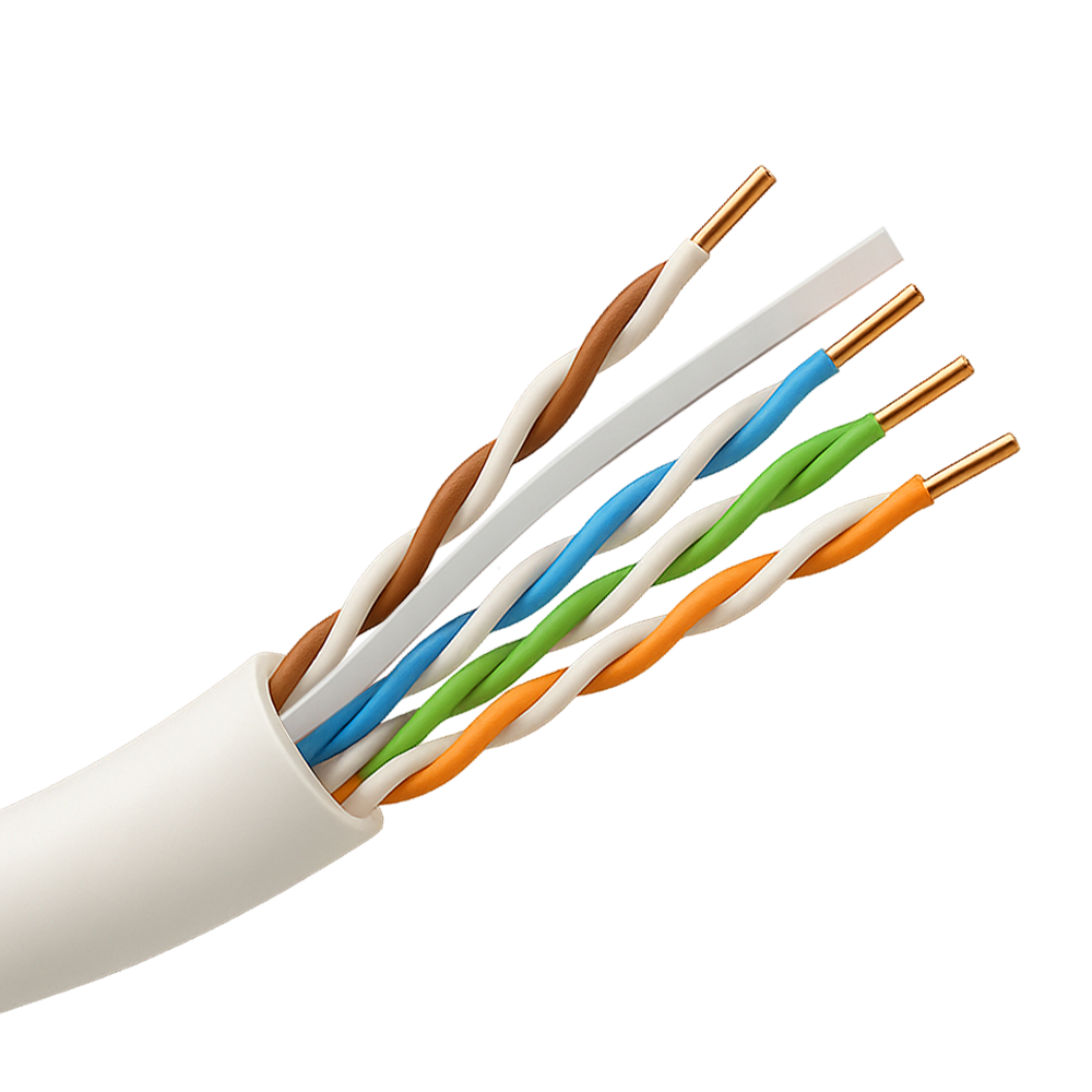 Safire cable UTP Categoría 6A color blanco-gris UTP6A-305-LSZH-Dca