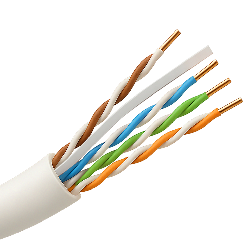 Safire cable UTP Categoría 6A color blanco-gris UTP6A-500-H-Dca