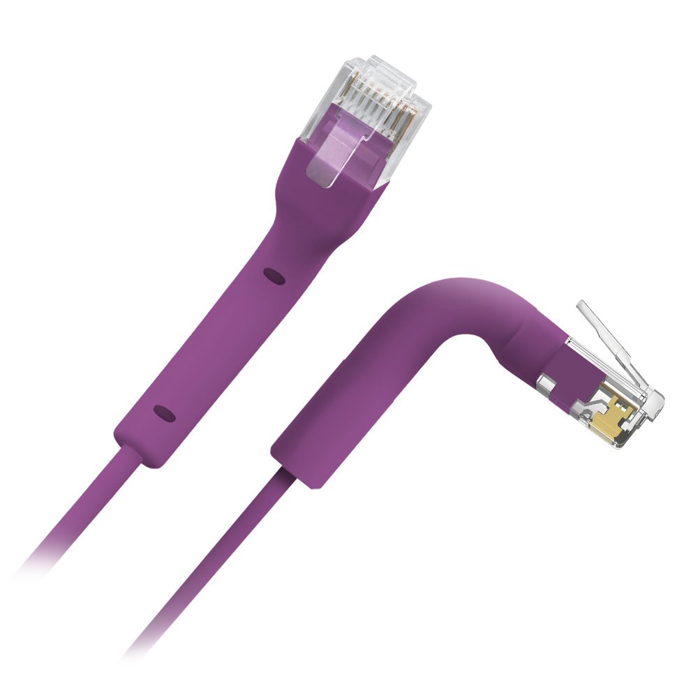 Safire Cable UTP flexible Ethernet color morado UTP6A-FLEX-05P