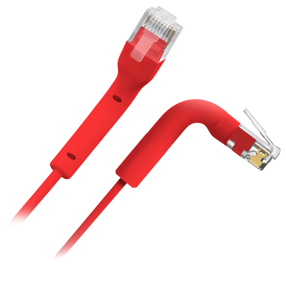 Safire Cable UTP flexible Ethernet color rojo UTP6A-FLEX-05R
