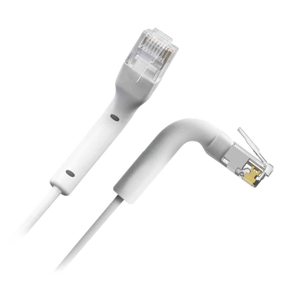 Safire Cable UTP flexible Ethernet color blanco-gris UTP6A-FLEX-05W