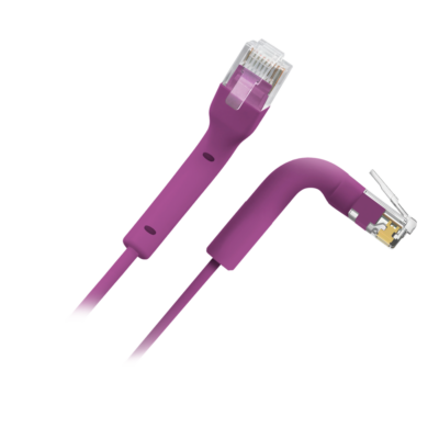 Safire Cable UTP flexible Ethernet color morado UTP6A-FLEX-1P