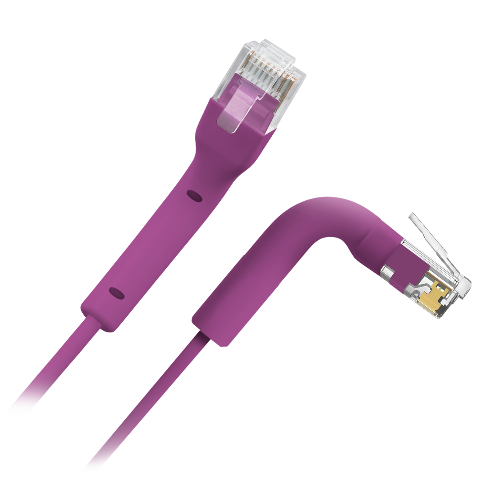 Safire Cable UTP flexible Ethernet color morado UTP6A-FLEX-3P