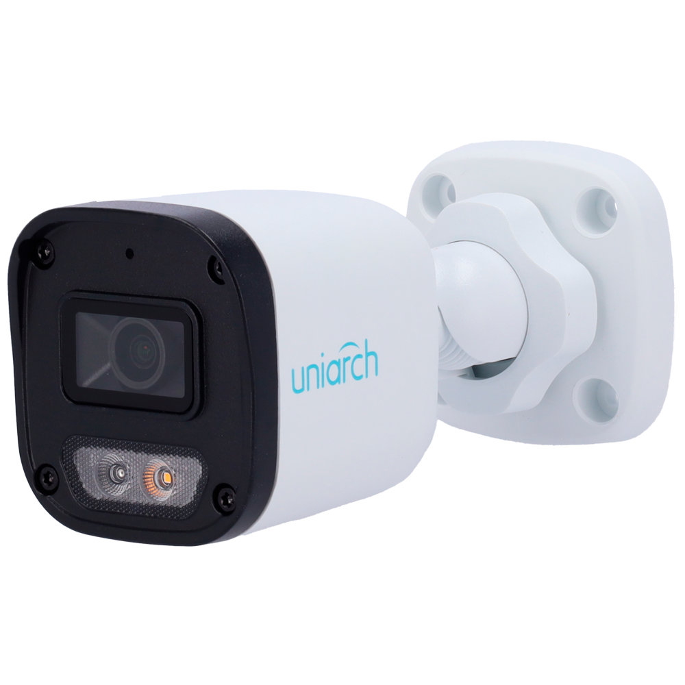 Uniarch Cámara Bullet IP Uniview Uniarch color blanco 2 MP, 2.8 mm, WiFi UV-IPC-B132-AF28-DL-ECO