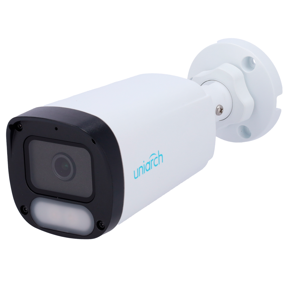 Uniarch Cámara IP Bullet Uniarch color blanco 2 MP, 2.8 mm, WiFi UV-IPC-B242-ADF28K-WP