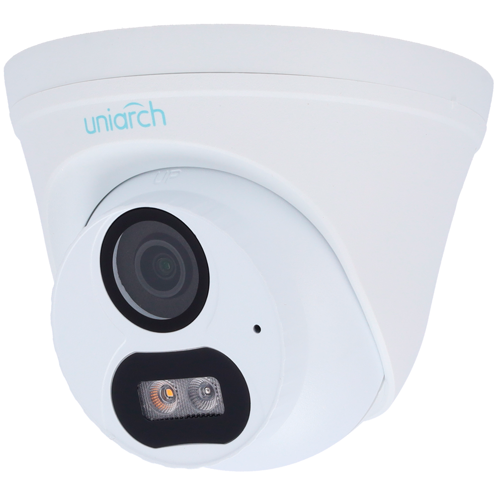 Uniarch Cámara Turret IP Uniview Uniarch color blanco 4 MP, 2.8 mm, WiFi UV-IPC-T134-AF28-DL-ECO