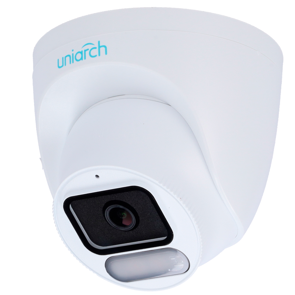 Uniarch Cámara IP Turret Uniarch color blanco 2 MP, 2.8 mm, WiFi UV-IPC-T242-ADF28K-WP