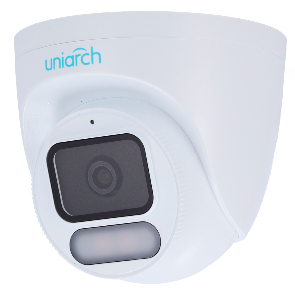 Uniarch Cámara IP Turret Uniarch color blanco 4 MP, 4 mm, WiFi UV-IPC-T244-ADF40K-WP