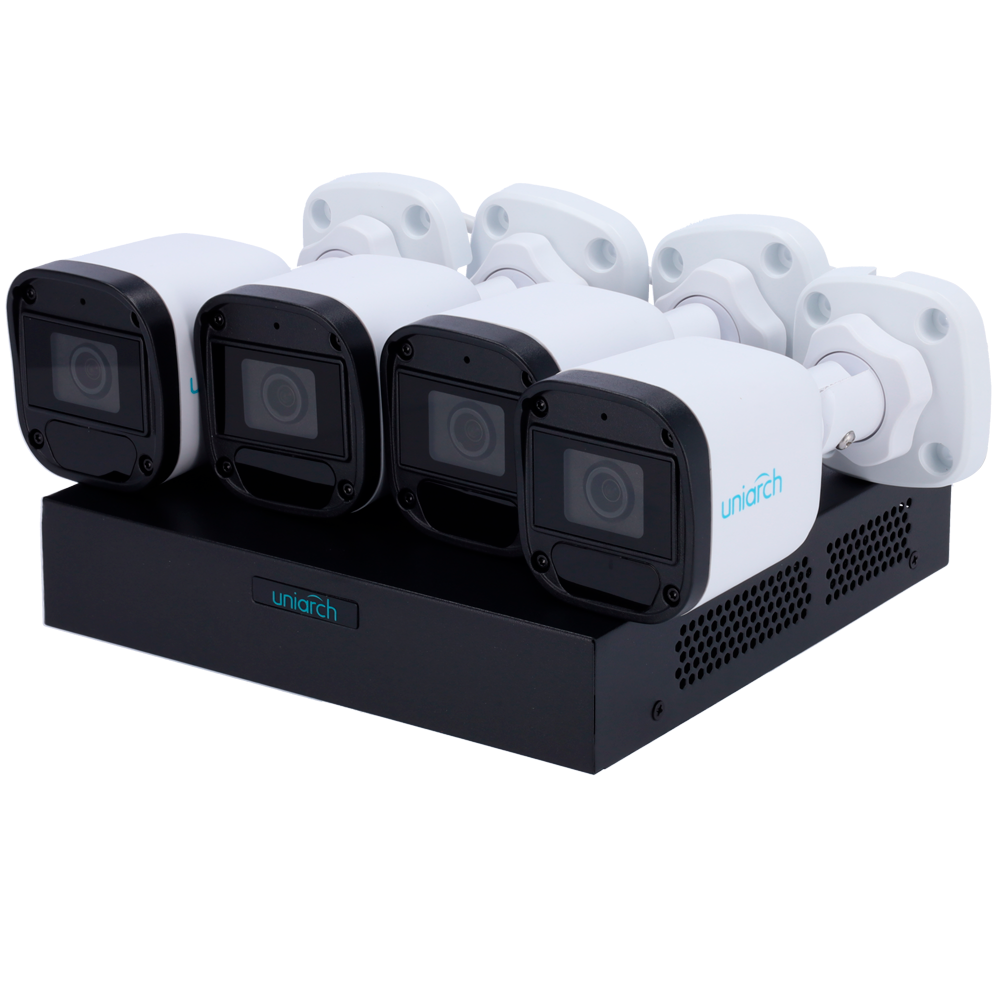 Uniarch Kit de Videovigilancia Uniarch UV-KIT118-B42POE