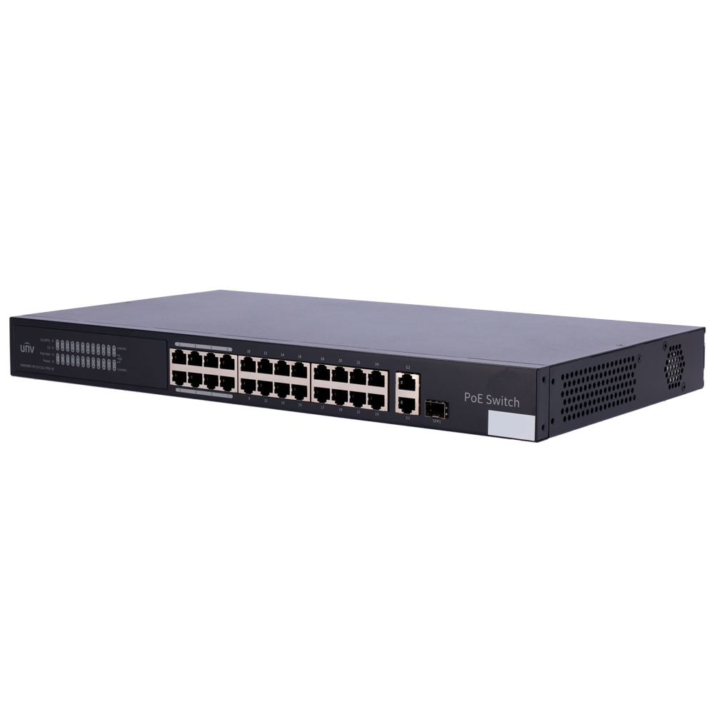 Uniview Switch PoE Cloud Gestionable Capa 2 UV-NSW3000-24T1GT1GC-POE-IN