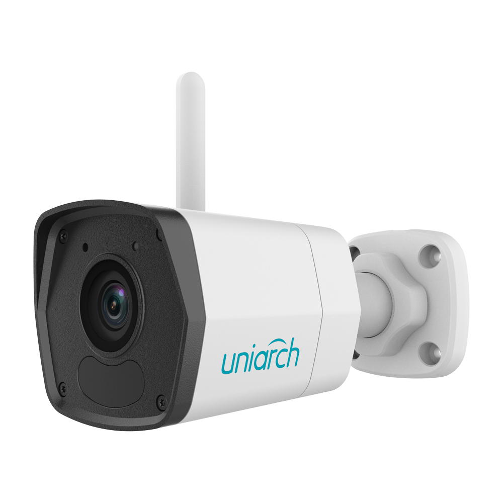 Uniarch Cámara IP Bullet WiFi Uniarch color blanco 2 MP, 2.8 mm, WiFi UV-UHO-B1R-M2F3-A