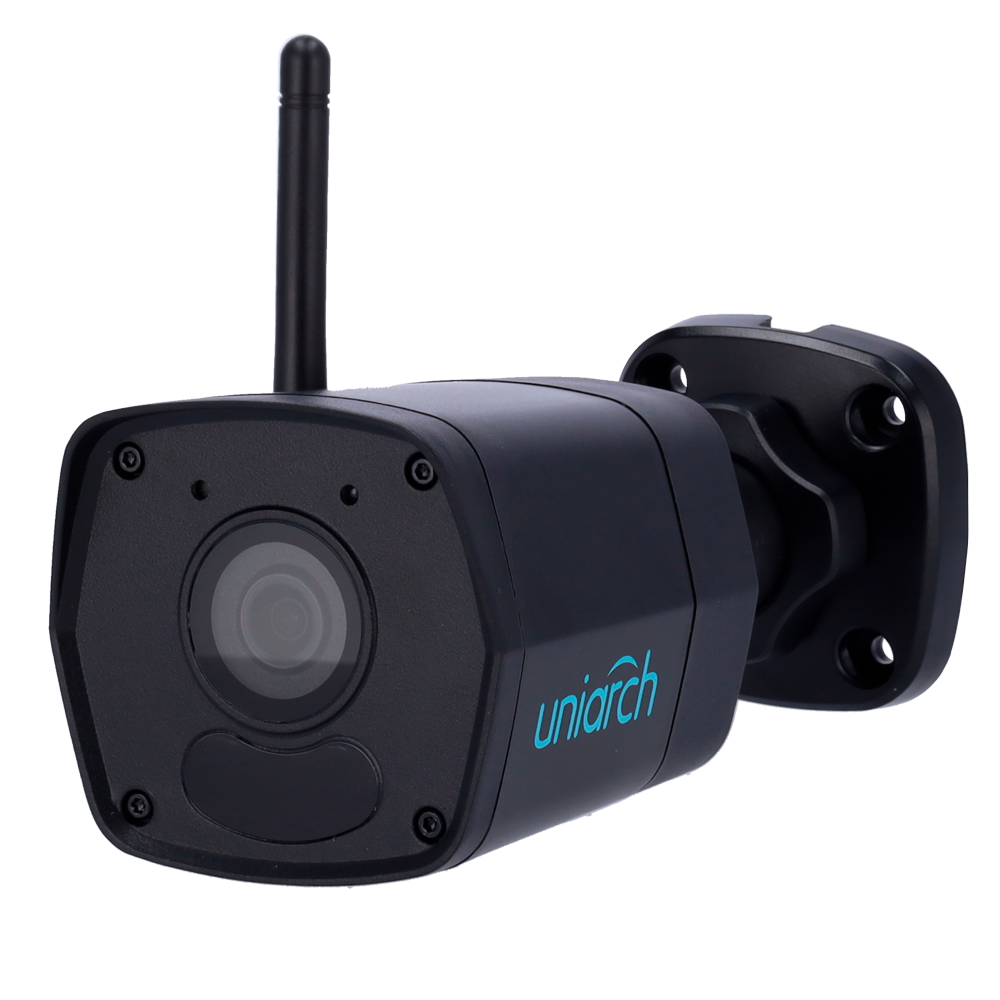 Uniarch Cámara IP 2 Megapixel WiFi Gama Uniarch color negro 2 MP, 2.8 mm, WiFi UV-UHO-B1R-M2F3-BLACK