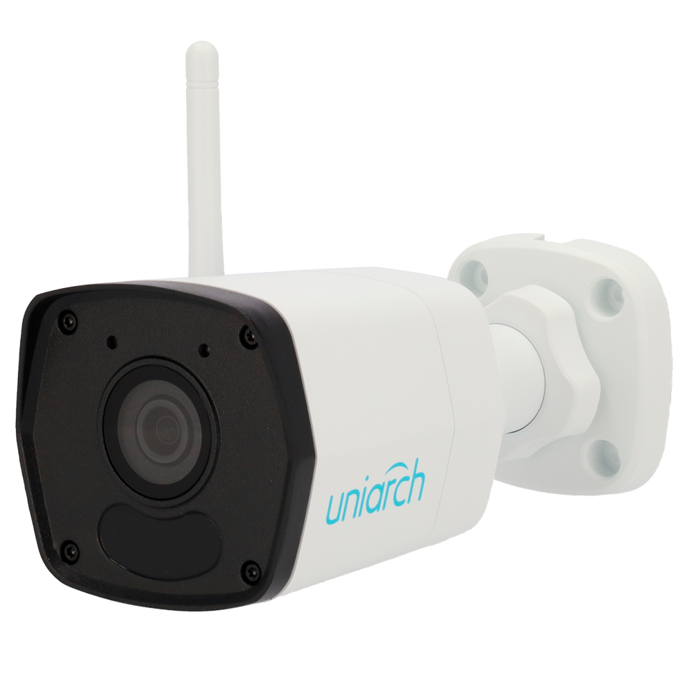 Uniarch Cámara IP 2 Megapixel WiFi Gama Uniarch color blanco 2 MP, 2.8 mm, WiFi UV-UHO-B1R-M2F3