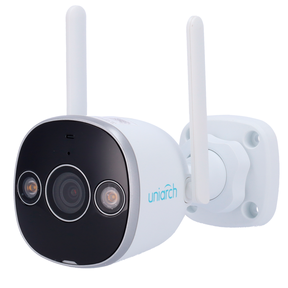 Uniarch Cámara IP WiFi Uniarch Panda serie B color blanco 3 MP, 2.8 mm, WiFi UV-UHO-B2D-M3F3D