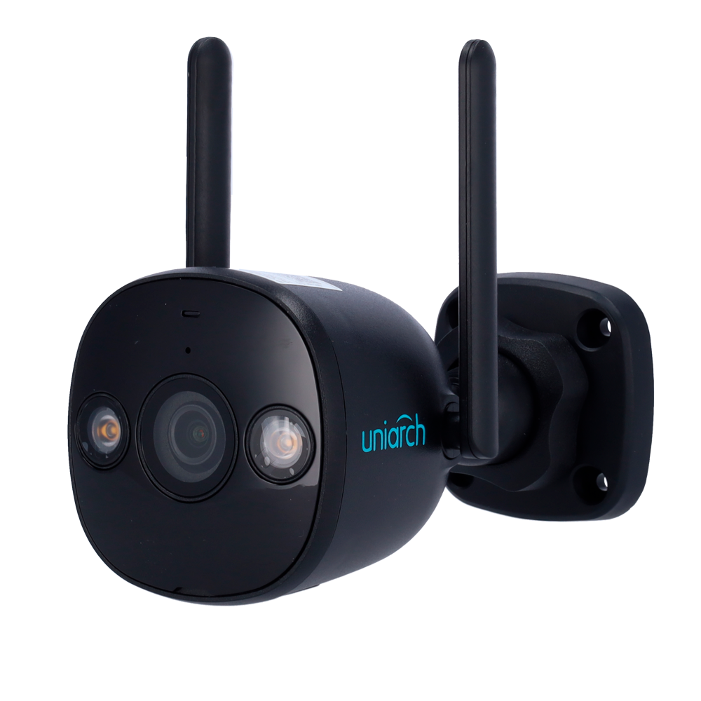 Uniarch Cámara IP WiFi Uniarch Panda serie B color negro 5 MP, 2.8 mm, WiFi UV-UHO-B2D-M5F3D-BLACK