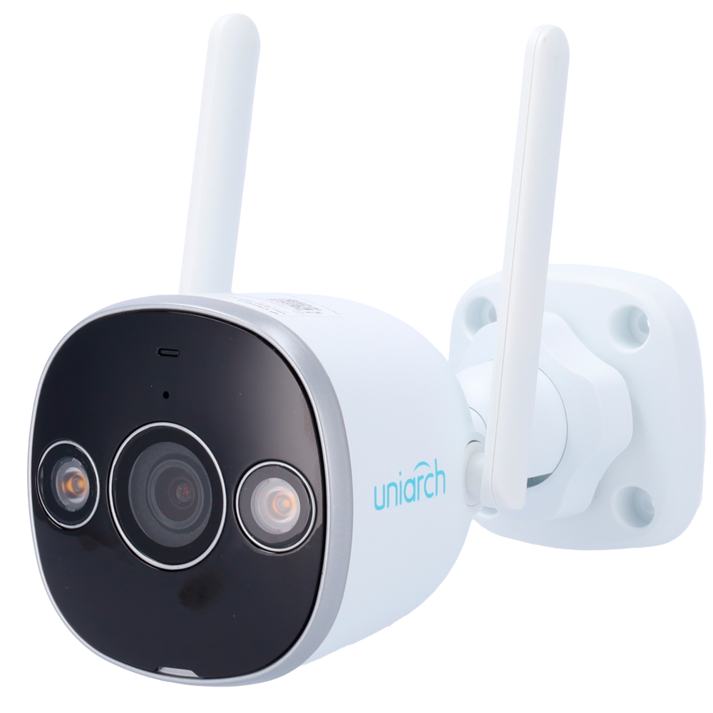 Uniarch Cámara IP WiFi Uniarch Panda serie B color blanco 5 MP, 2.8 mm, WiFi UV-UHO-B2D-M5F3D