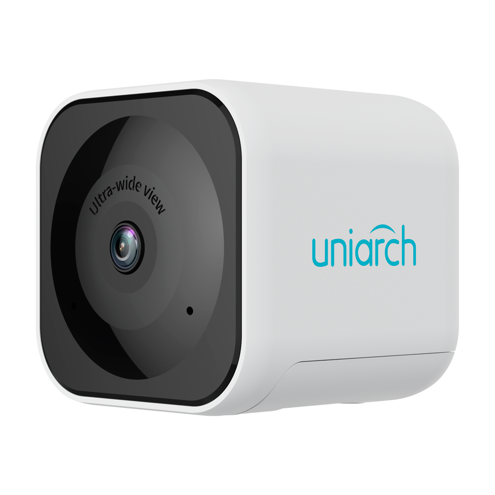 Uniarch Cámara IP Cubo WiFi Uniarch 3 MP color blanco 3 MP, 2.1 mm, WiFi UV-UHO-C1-M3F2