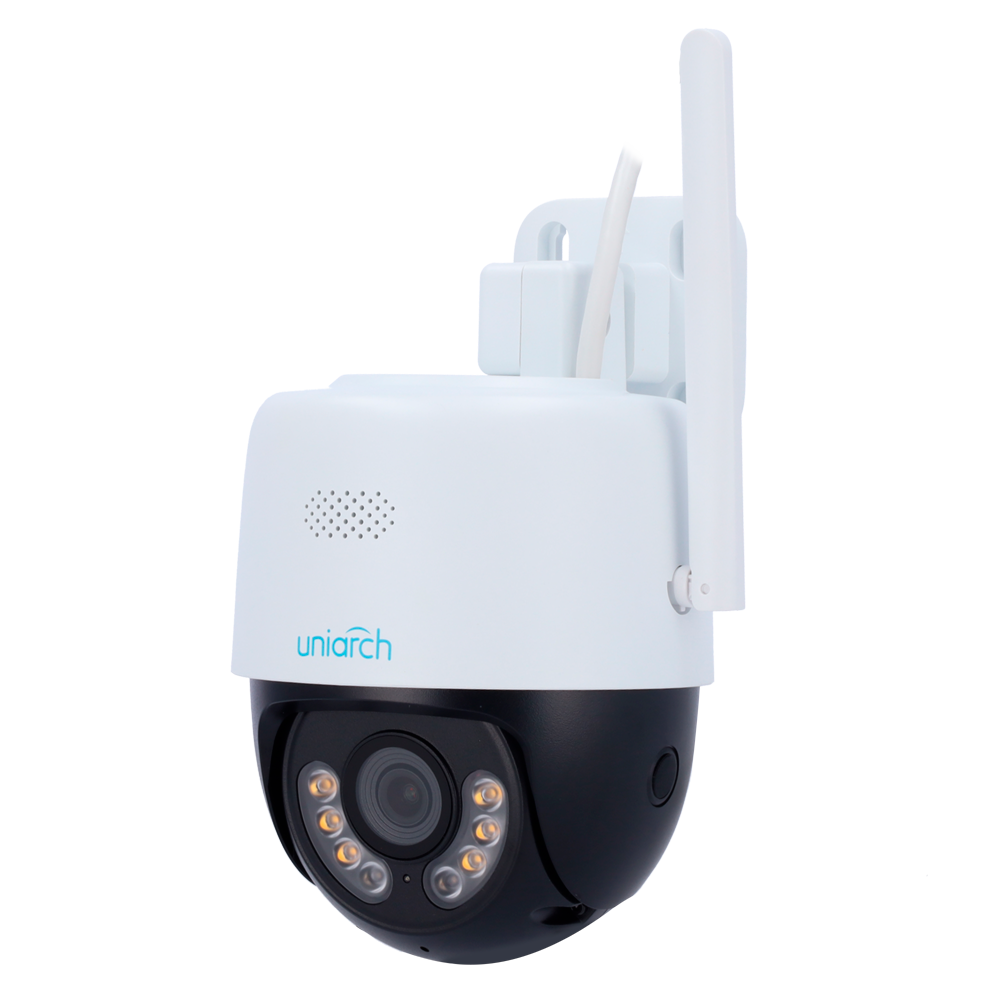 Uniarch Cámara IP PTl WiFi Uniarch 5 MP color blanco 5 MP, 4 mm, WiFi, PoE UV-UHO-P1A-M5F4D