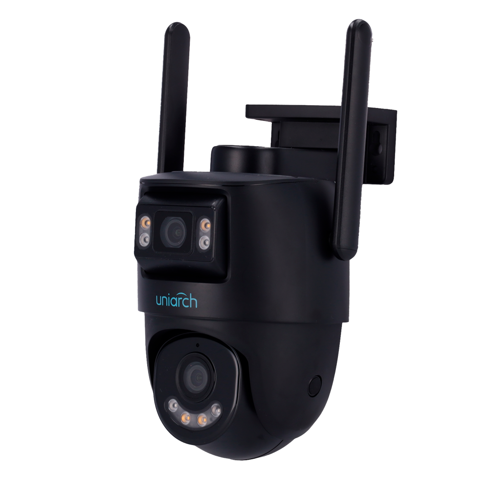 Uniarch Cámara IP WiFi Uniarch Panda serie P color negro 3 MP, 2.8 mm 4.0 mm, WiFi, PoE UV-UHO-P2S-M33F34-BLACK