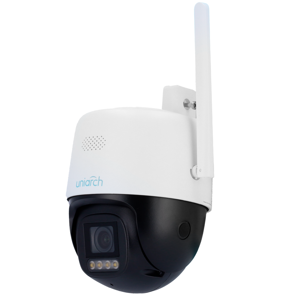 Uniarch Cámara IP PT WiFi Uniarch color blanco 5 MP, 4 mm, WiFi, PoE UV-UHO-P3C-M5F4