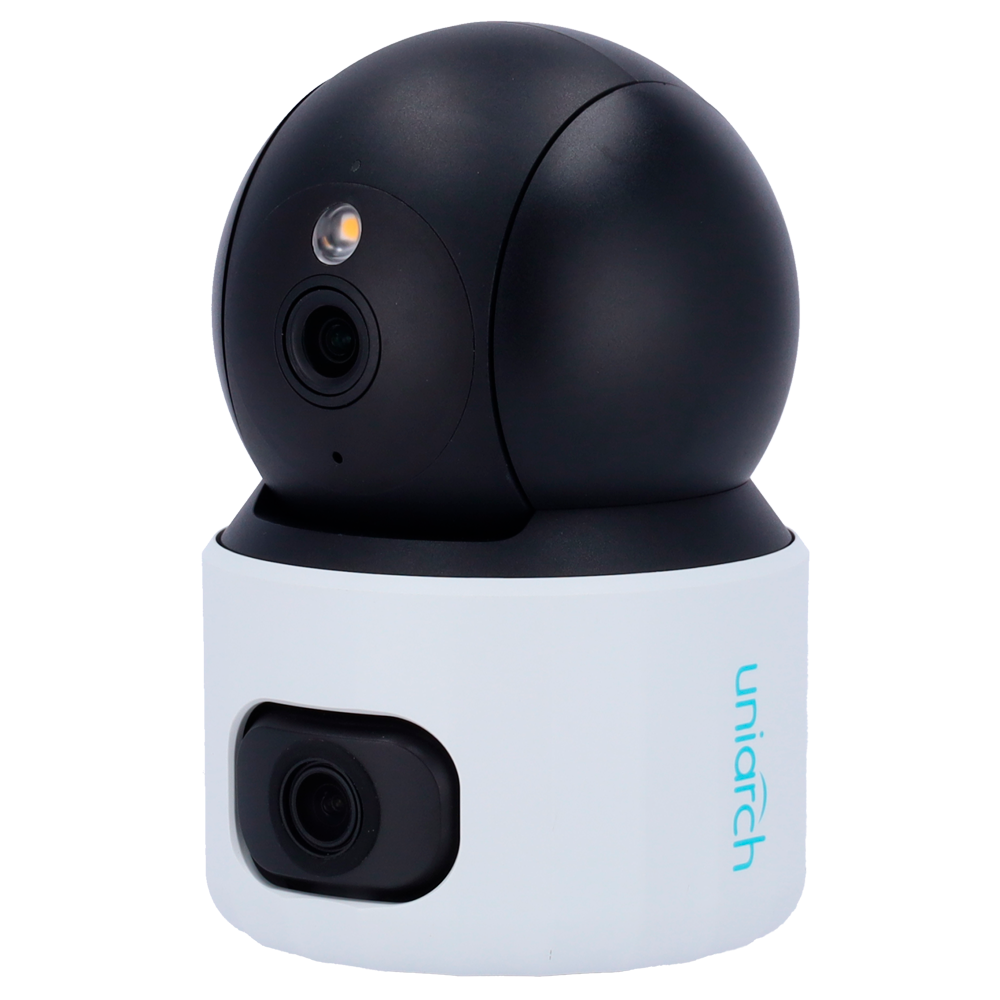 Uniarch Cámara IP WiFi Uniarch Panda serie S color blanco 3 MP, 2x 4 mm, WiFi, PoE UV-UHO-S3S-M33D