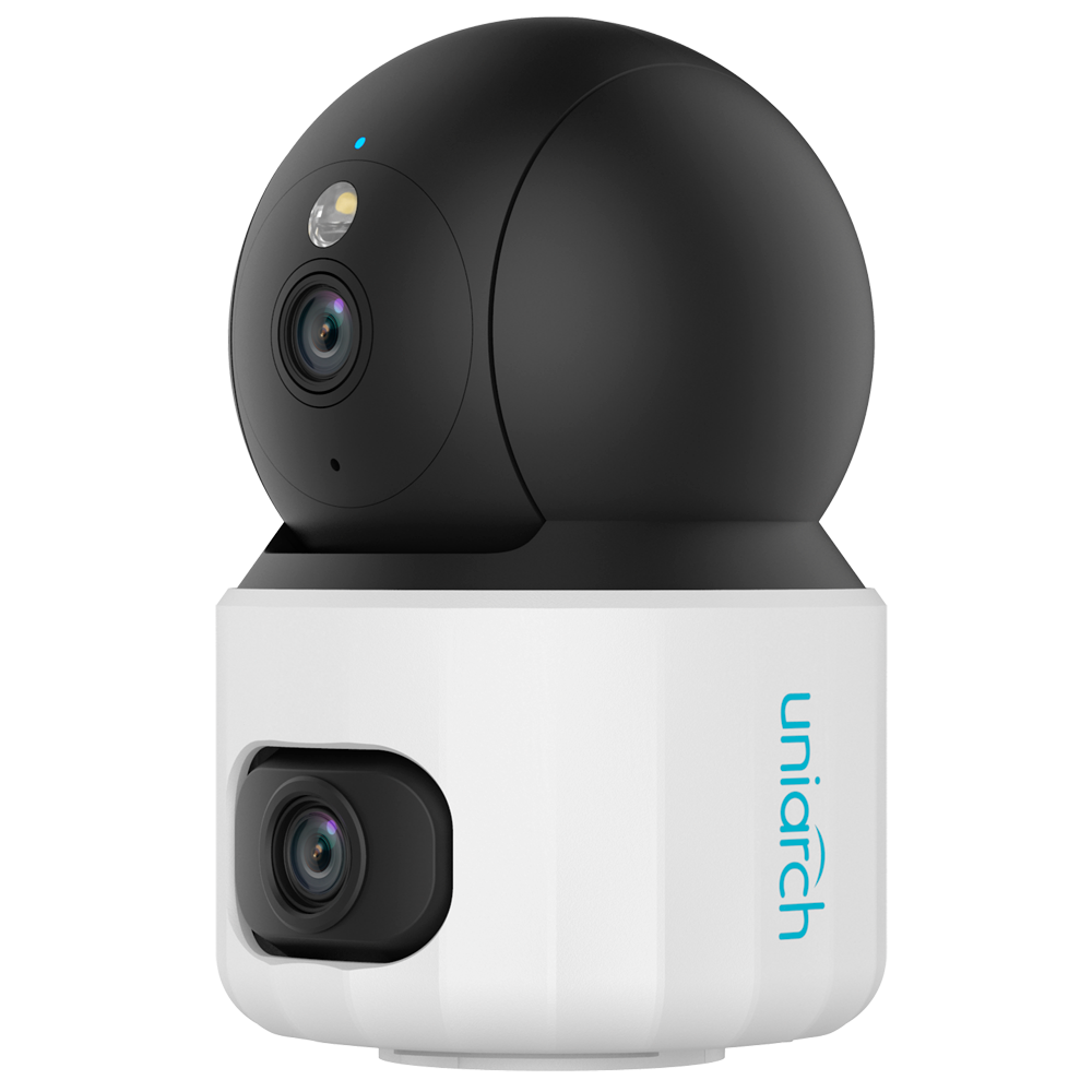 Uniarch Cámara IP Uniarch Doble lente color blanco 5 MP, 2.8 mm + 6 mm, WiFi, PoE UV-UHO-S3S-M55F36D