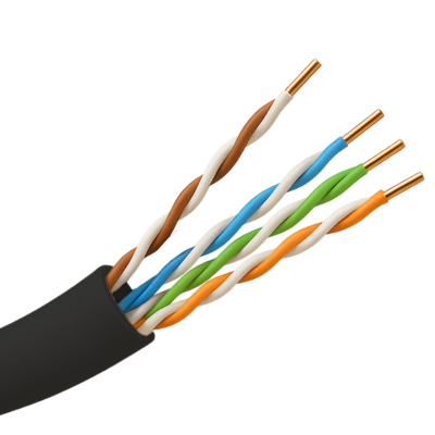 Uniview Cable UTP Categoría 5E color negro UV-UTP5E-305-BC-OUTDOOR