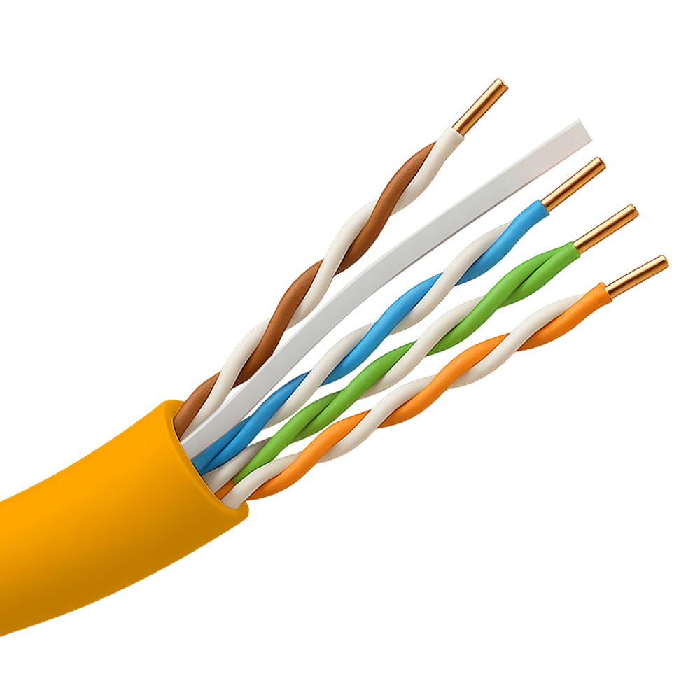 Uniview Cable UTP uniview libre de halógenos color naranja UV-UTP6-305-LSZH-Dca-OR