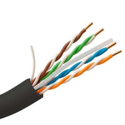 Uniview Cable UTP rigido Uniview Categoría 6 color negro UV-UTP6-305-OUTDOOR