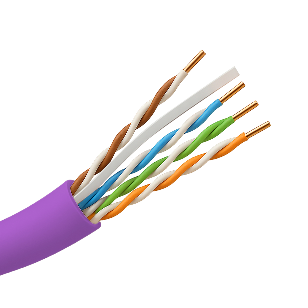 Uniview Cable UTP Uniview PVC Categoría 6 color morado UV-UTP6-305-PVC-Eca-PU