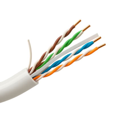Uniview cable UTP Categoría 6A color blanco-gris UV-UTP6A-300-BC23AWG-DCA-R-W