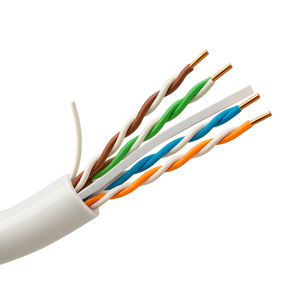 Uniview cable UTP Categoría 6A color blanco-gris UV-UTP6A-300-BC23AWG-DCA-R-W